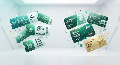 Tarjetas de cupones y vouchers de promociones